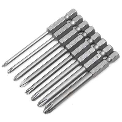 Professional Double single Head Screwdriver Bit High Magnetic PH2 Bit S2 PZ2 Hex screw driver bit with stong magnetic