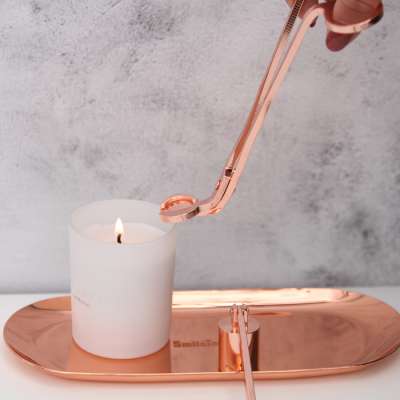 SmileTools Custom Candle Wick Trimmer Rose Gold