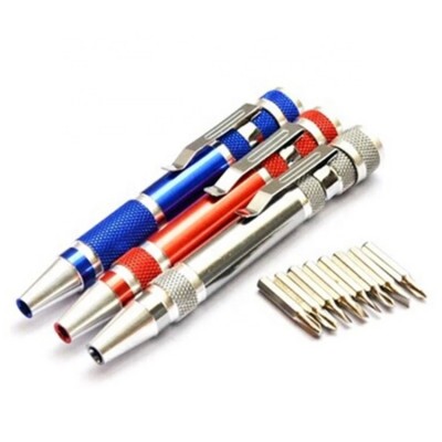 8 in 1 Mobile Repair Tools Pocket Screwdriver Pen Set