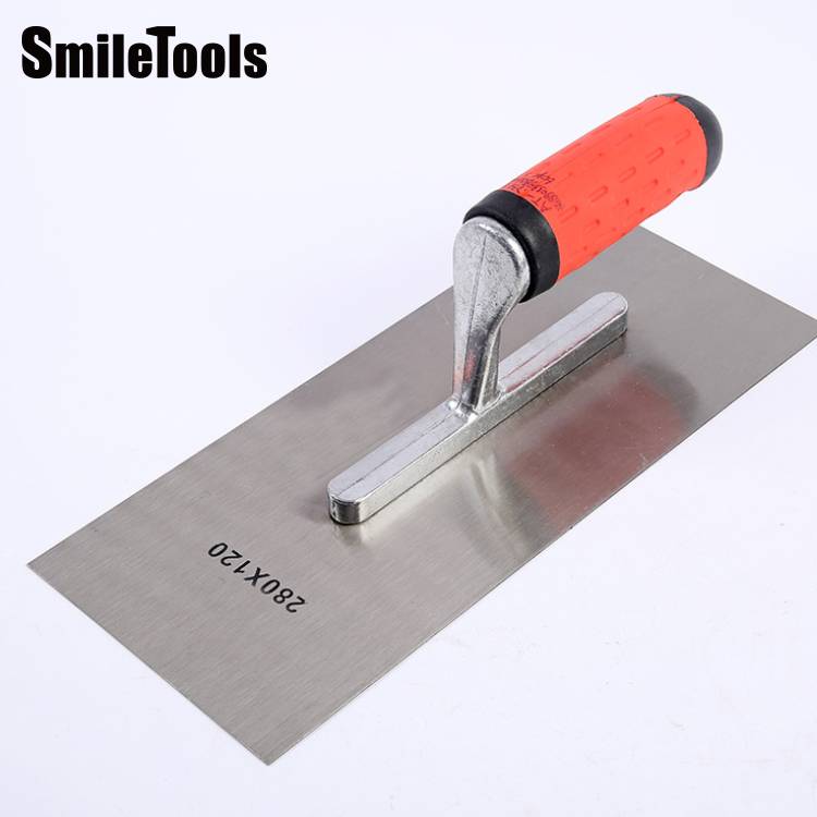 Bricklaying Trowel Building Construction Tools Wholesale Cement Tools Trowel With Rubbwe Handle