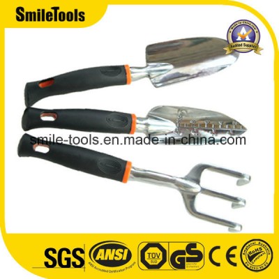 Aluminium Alloy 3 PCS Garden Tool Set Plant Gardening Shovel Spade Rake Trowel